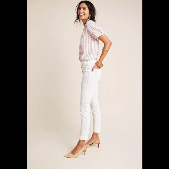 Pilcro High-Rise Denim Leggings Sz 28 - Picture 4 of 13